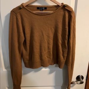 Copper Cropped Sweater